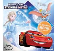 Disney 100 Disney - Mon colo avec stickers métal - Des stickers métal en bonus ! Collectif (Auteur)
