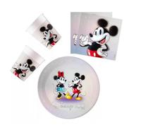 Disney 100 Mickey ensemble de fête 36 pièces Numéro d'article : PNN00037 , Anniversaire 8 enfants 100 ans Mickey