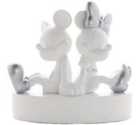 Disney 100 Mickey et Minnie Mouse Personnages White Ceramic Money Bank - Boxed G