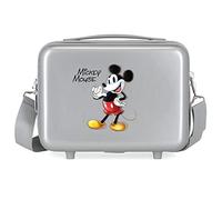 Disney 100 Mickey Joyful Trousse De Toilette Adaptable Gris 29x21x15 cms ABS Rigide 9.14L 0.63 kgs