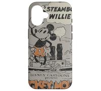 Disney 100 Mickey Mouse Bateau à vapeur Willie Sound Cartoon D100 Coque pour iPhone 16