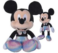 Simba- Disney 100 Ans Party Mickey 43 cm Article d'anniversaire Peluche dès Les Premiers Mois de la Vie, 6315877017, Multicolore