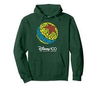 Disney 100 Pixar Ball Characters Anniversary D100 Sweat à Capuche, Unisexe pour adultes, Vert Forêt, S