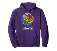 Disney 100 Pixar Ball Characters Anniversary D100 Sweat à Capuche, Unisexe pour adultes, Violet, S