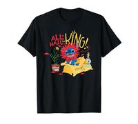 Disney 100 Stitch in Costume The Lion King All Hail the King T-Shirt
