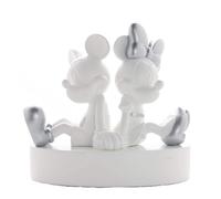 Disney 100 Tirelire Mickey & Minnie Résine Blanc
