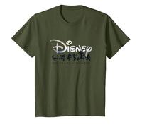 Disney 100 Years of Wonder Mickey & Pals Silhouettes D100 T-Shirt, Enfant, Olive, 2 ans