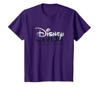 Disney 100 Years of Wonder Mickey & Pals Silhouettes D100 T-Shirt, Enfant, Violet, 4 ans