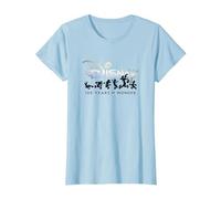 Disney 100 Years of Wonder Mickey & Pals Silhouettes D100 T-Shirt, Femme, Bleu Céleste, 3XL