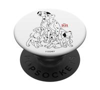 Disney 101 Dalmatians Dog Pile Portrait PopSockets PopGrip Adhésif