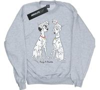 Disney - "101 Dalmatians Pongo And Perdita" Sweat-shirt pour filles BI12048 (152-158) (Gris)