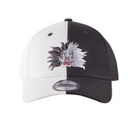 DISNEY 101 Dalmatiens Cruella De Vil Visage Casquette Réglable Unisexe Blanc /