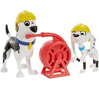 Disney 101 Rue des Dalmatiens, 2 Figurines Chiens Pompiers, Jouet pour Enfant, GBM38