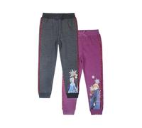 Disney 2-Pack Frozen II Joggers Pants, Elsa Pajamas for Girls, Kids, and Toddlers Purple