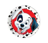 Disney 23 cm 101 Dalmatiens Assiettes de fête, Lot de 8