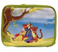 Disney 271317 Winnie l'ourson Boîte à lunch pour enfants avec anse, Tigrou I-Ah Ourson Ferkel Abeille Bleu 24x18,5x9 cm