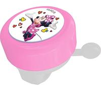 Disney 307608036 Sonnette de vélo Minnie Mouse pour Enfants en métal avec Corps et Levier en Plastique, Couleur Rose Fille, 0, Taglia Unica