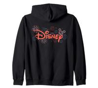 Disney 4th of July Fireworks USA Hidden Mickey Script Logo Sweat à Capuche