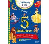 Disney - 5 histoires - CP niveaux 1, 2, 3 - Isabelle Albertin - Hachette Education - broché - Scolaire / Universitaire