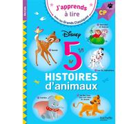 Disney - 5 histoires d'animaux CP - Isabelle Albertin - Hachette Education - broché - Scolaire / Universitaire