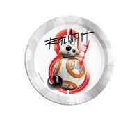 Star Wars- Assiettes, 58000, Metallic Silver