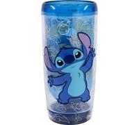 Disney, 625 ml gobelet à double paroi Stitch Dropsafe Collection Ohana, bleu