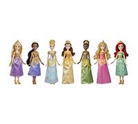 Disney 7 Poupées PRINCESSES Ariel Aurore Belle Cendrillon Jasmin Raiponce Tiana - Hauteur 30cm - F1547