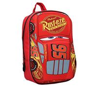 Disney 760-8462 1 Sac à Dos Lightning Mcqueen Pour Voiture Effet 3d - Rouge - 31 cm