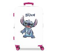 Disney Happy Stitch 65 Cm 56l Trolley Bag Blanc,Rose