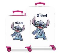 Disney Adorable Stitch Moods Cabin Suitcase different colors Rigid ABS Combination Lock Side 4 Wheel Double Luggage Hand Luggage