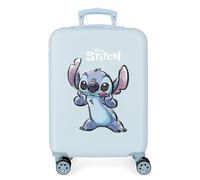 Disney Valise cabine Adorable Stitch Moods, ABS rigide, cadenas à combinaison, 4 roues, couleurs