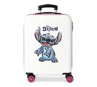 Disney Happy Stitch 55 Cm 35l Trolley Bag Blanc