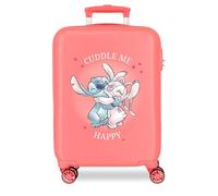 Disney Adorable Stitch Moods Valise Cabine différentes Couleurs Rigide ABS Fermeture à Combinaison latérale 4 Doubles Roues Bagage à Main