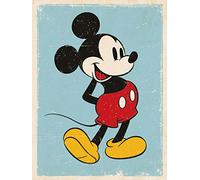 Disney AFWDC92454 Toile Imprimée, Bois Dense, Multicolore, 30 x 40 cm
