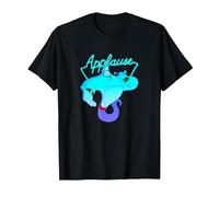 Disney Aladdin Genie Applause Neon Light T-Shirt, Homme, Noir, XL