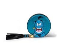 Difuzed Porte-monnaie enfant Disney Aladdin Génie à paillettes Bleu 12x12x2,5 cm