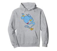 Disney Aladdin Genie Lamp Sweat à Capuche, Unisexe pour adultes, Gris Chiné, S