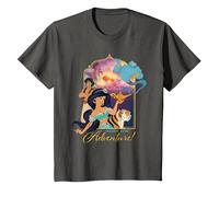 Disney Aladdin Ready for Adventure T-Shirt, Enfant, Asphalte, 4 Ans