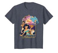 Disney Aladdin Ready for Adventure T-Shirt, Enfant, Bleu Chiné, 12 Ans