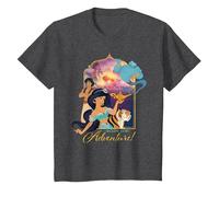 Disney Aladdin Ready for Adventure T-Shirt, Enfant, Chiné Foncé, 3 Ans