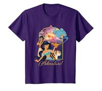 Disney Aladdin Ready for Adventure T-Shirt, Enfant, Violet, 3 Ans