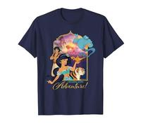 Disney Aladdin Ready for Adventure T-Shirt, Homme, Bleu Marine, M