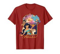 Disney Aladdin Ready for Adventure T-Shirt, Homme, Canneberge, S