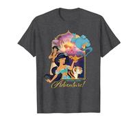 Disney Aladdin Ready for Adventure T-Shirt, Homme, Chiné Foncé, S