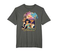 Disney Aladdin Ready for Adventure T-Shirt, Homme Grandes Tailles, Asphalte, 3X Tall
