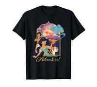 Disney Aladdin Ready for Adventure T-Shirt, Homme, Noir, S