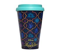 Disney Aladdin Tasse de voyage - RPET recyclé - 400 ml - Tasses à café à emporter réutilisables - Tasse de voyage étanche - Tasse à thé de voyage
