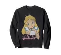 Disney Alice au pays des merveilles Alice Bubble Texte Sweatshirt