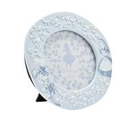 Disney - Alice au pays des merveilles - Cadre photo rond en céramique émaillée à ouverture unique - Motif Alice et Chapelier fou Roses - Produit sous licence officielle Disney - Décoration d'intérieur