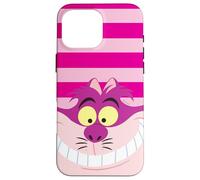 Disney Alice au pays des merveilles Chat du Cheshire Rose rayé Coque pour iPhone 16 Pro Max